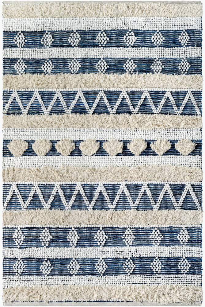 Serena Handmade Rug, by Surya, 1'6" length x 1'6" width