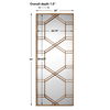 Kennis Gold Leaf Leaner Mirror, by Uttermost, 29" width x 70" height x 1.5" depth thumbnail 3