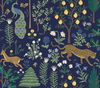 Menagerie Blue Peel & Stick Wallpaper thumbnail 0