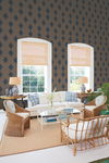 Beveled Edge Navy Wallpaper thumbnail 2