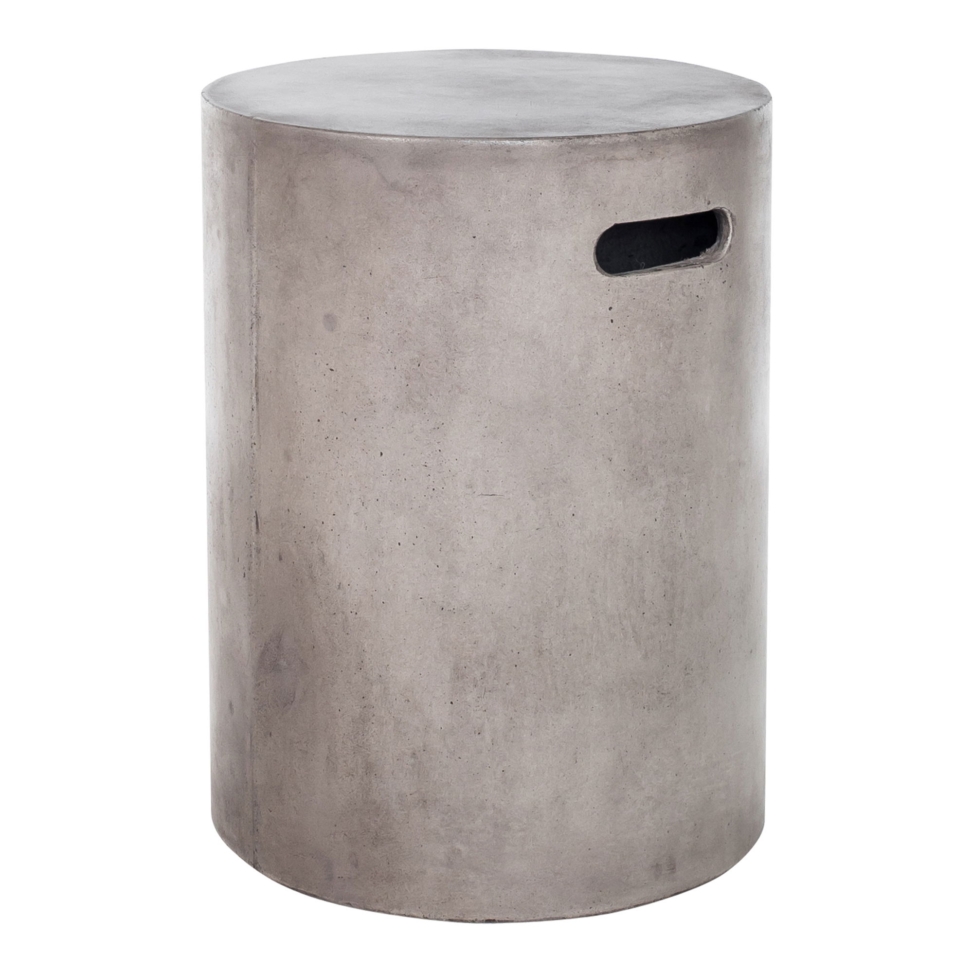 Cato Outdoor Stool Grey, Outdoor Chair by Moe's Home, 1'2" width x 1'6" height x 1'2" depth View 1