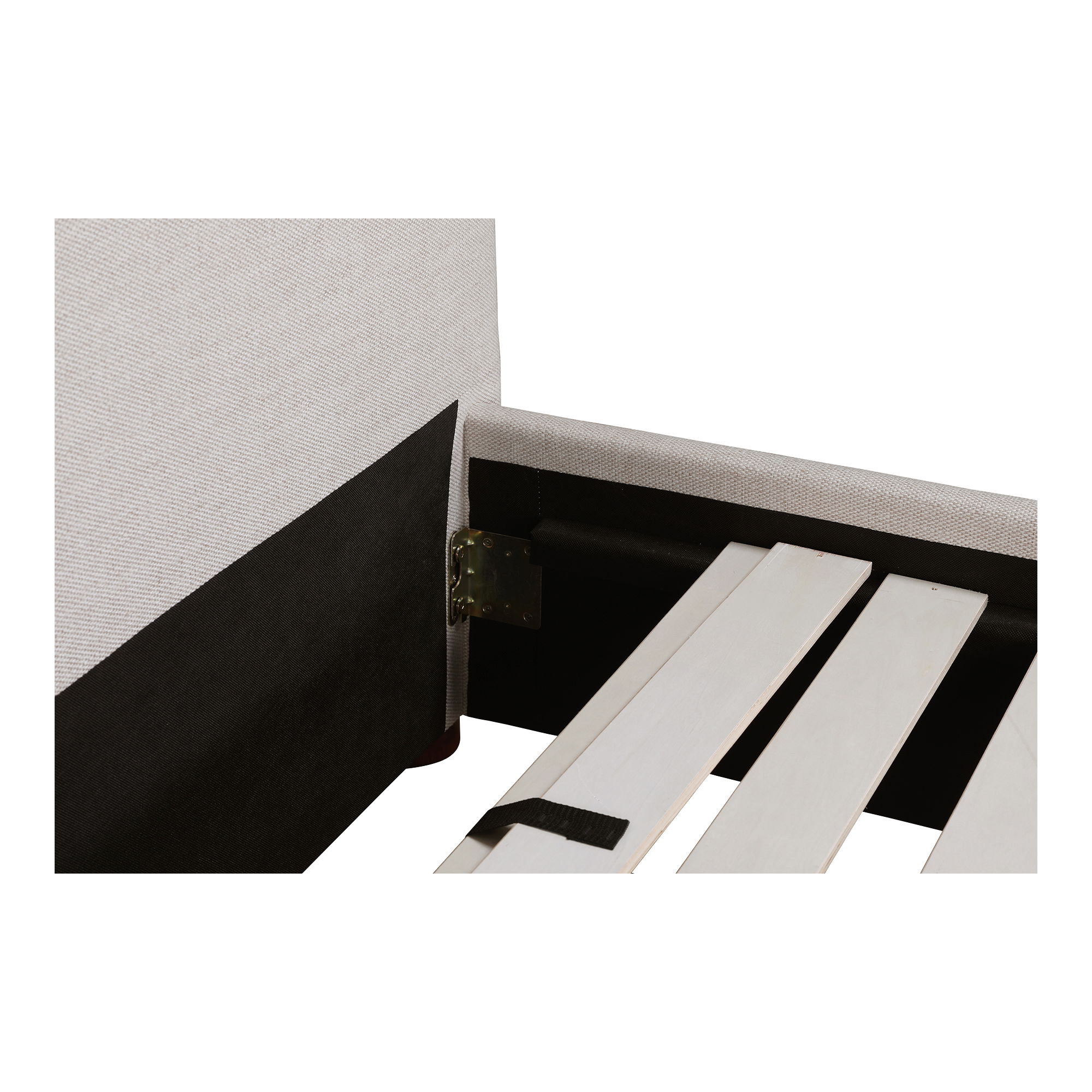 Luzon Queen Bed Wheat, by Moe's Home, 70" width x 45.5" height x 88.5" depth View 10