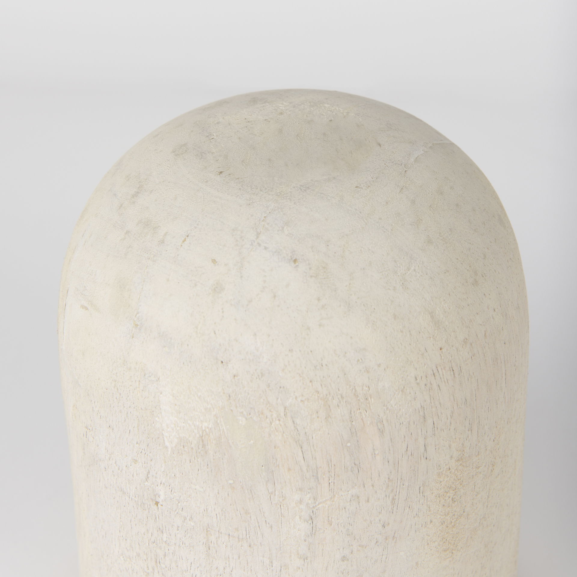 Knox Short White-Wash Wood Decorative Object large image 