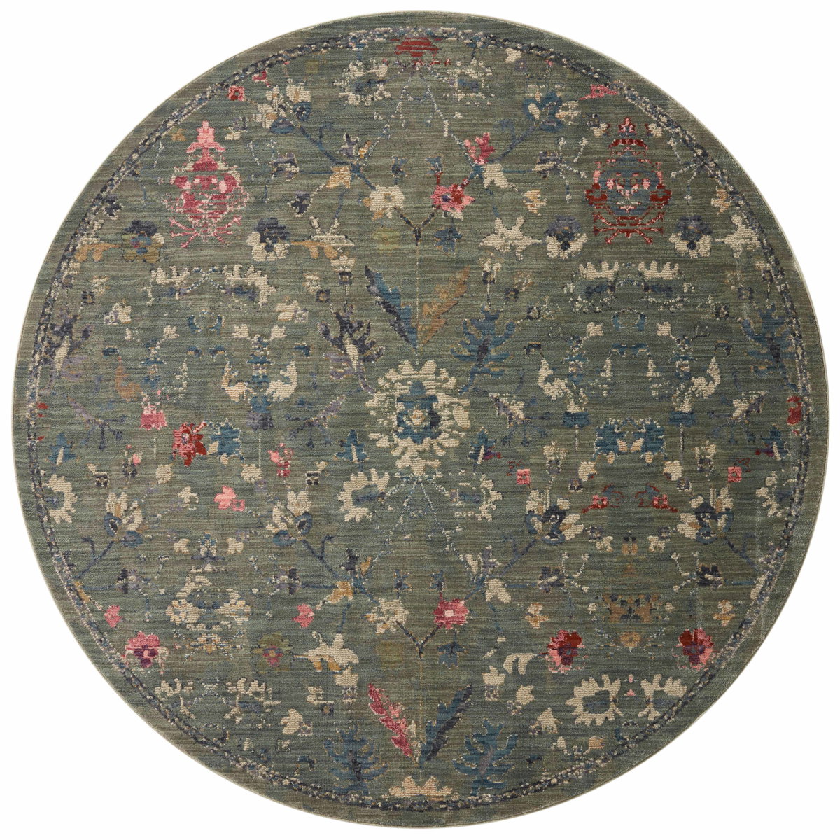 Loloi Giada Rug, 5' length x 5' width View 7