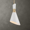 Eames 1 Light Modern Mini Pendant, Mini Light Pendant by Uttermost, 8" width x 18.5" height x 8" diameter x 8" depth thumbnail 1
