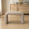 Leora Upholstered Modern Small Bench, Furniture by Uttermost, 30" width x 19" height x 21" depth thumbnail 2