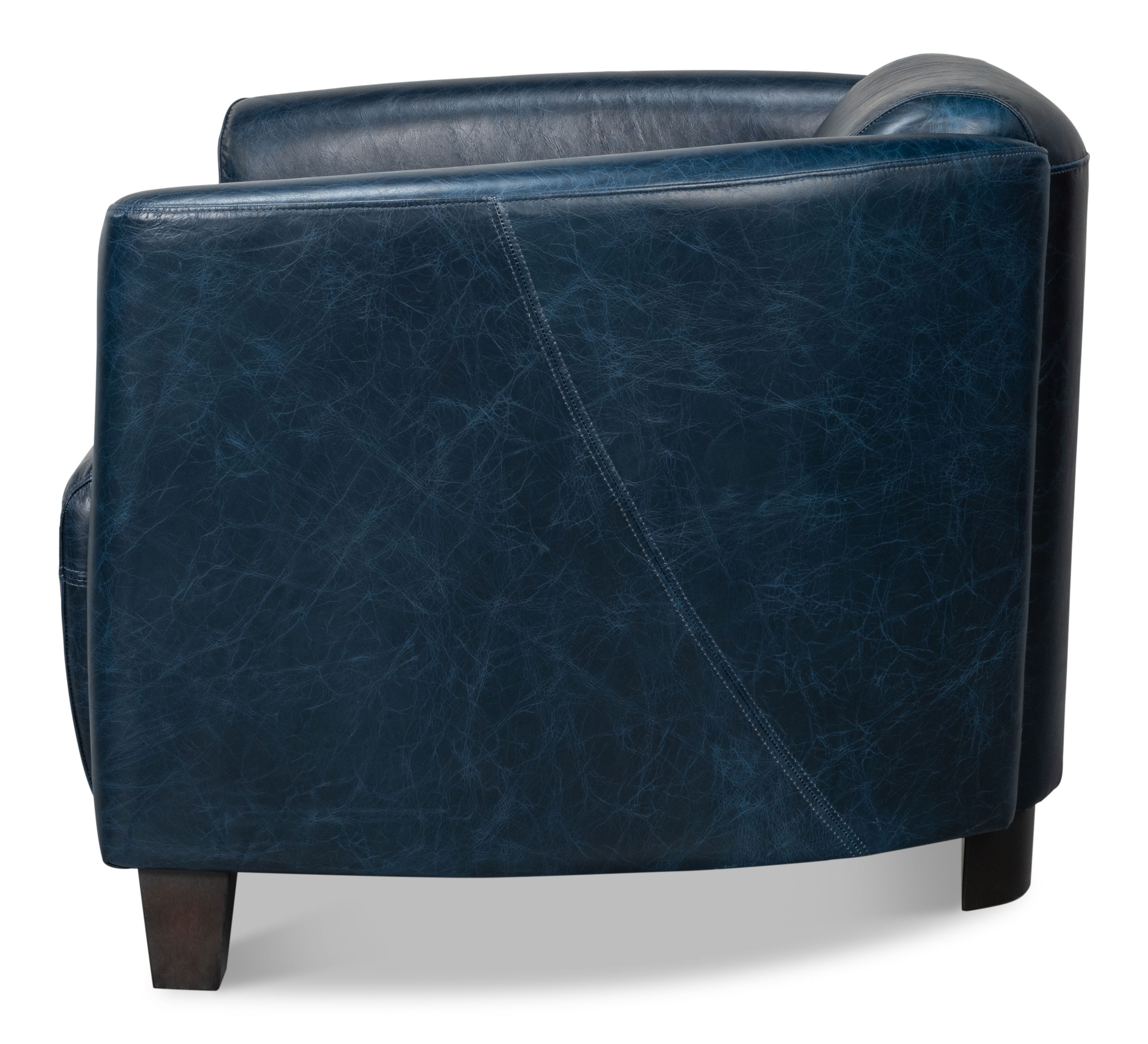 Mandy Arm Chair, Chateau Blue, Seating by Sarreid, 28" length x 33" width x 28" height View 9