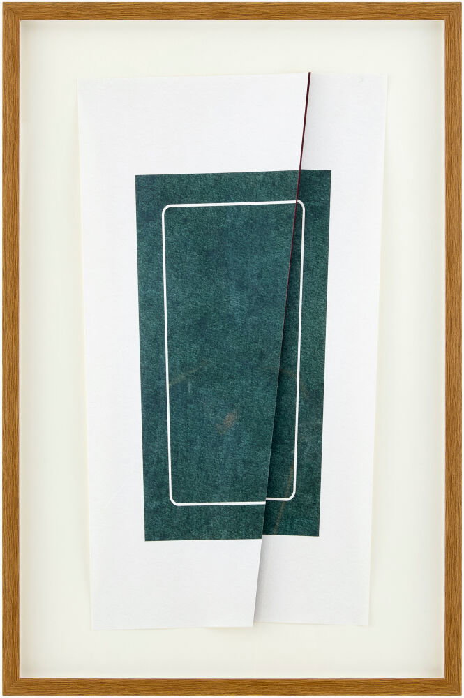 Between Framed Art, Painting by Surya, 20" width x 30" height