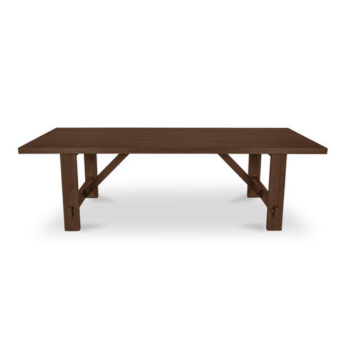 Esmond Outdoor Dining Table Brown