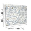Orchid Conservatory Toile Blue & Taupe Wallpaper thumbnail 7