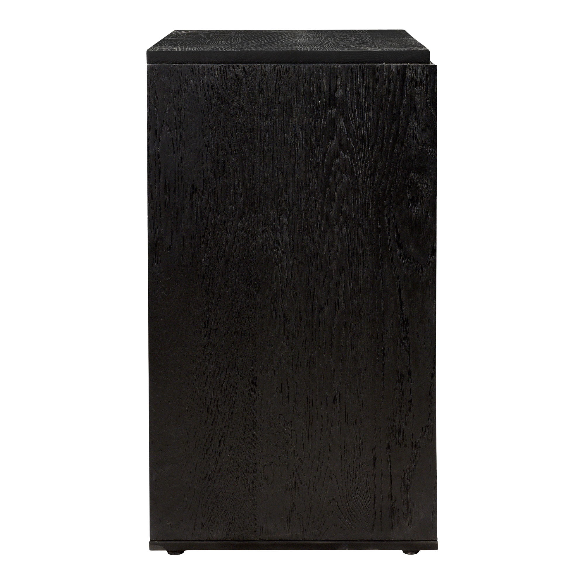 Quinton 3 Drawer Nightstand Black large image 