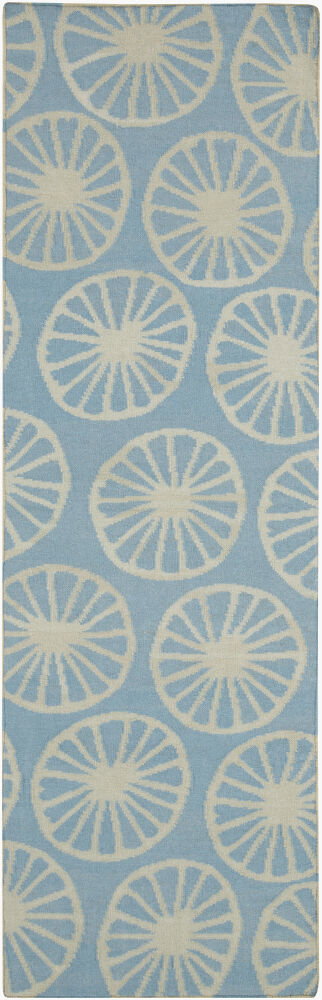 Yacht Club Handmade Rug, by Surya, 3' length x 2' width