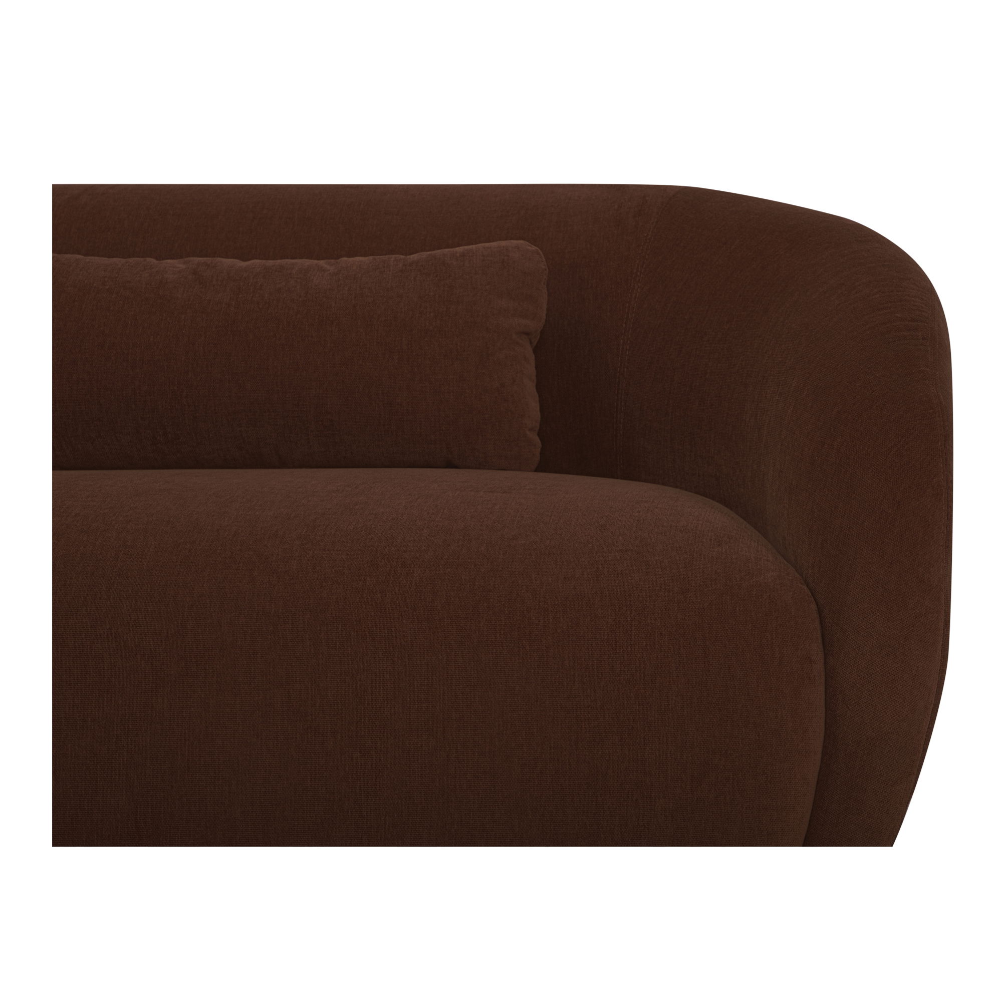 Amelia Classic L-shaped Modular Left Sectional Chestnut large image 
