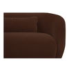 Amelia Classic L-shaped Modular Left Sectional Chestnut thumbnail 4