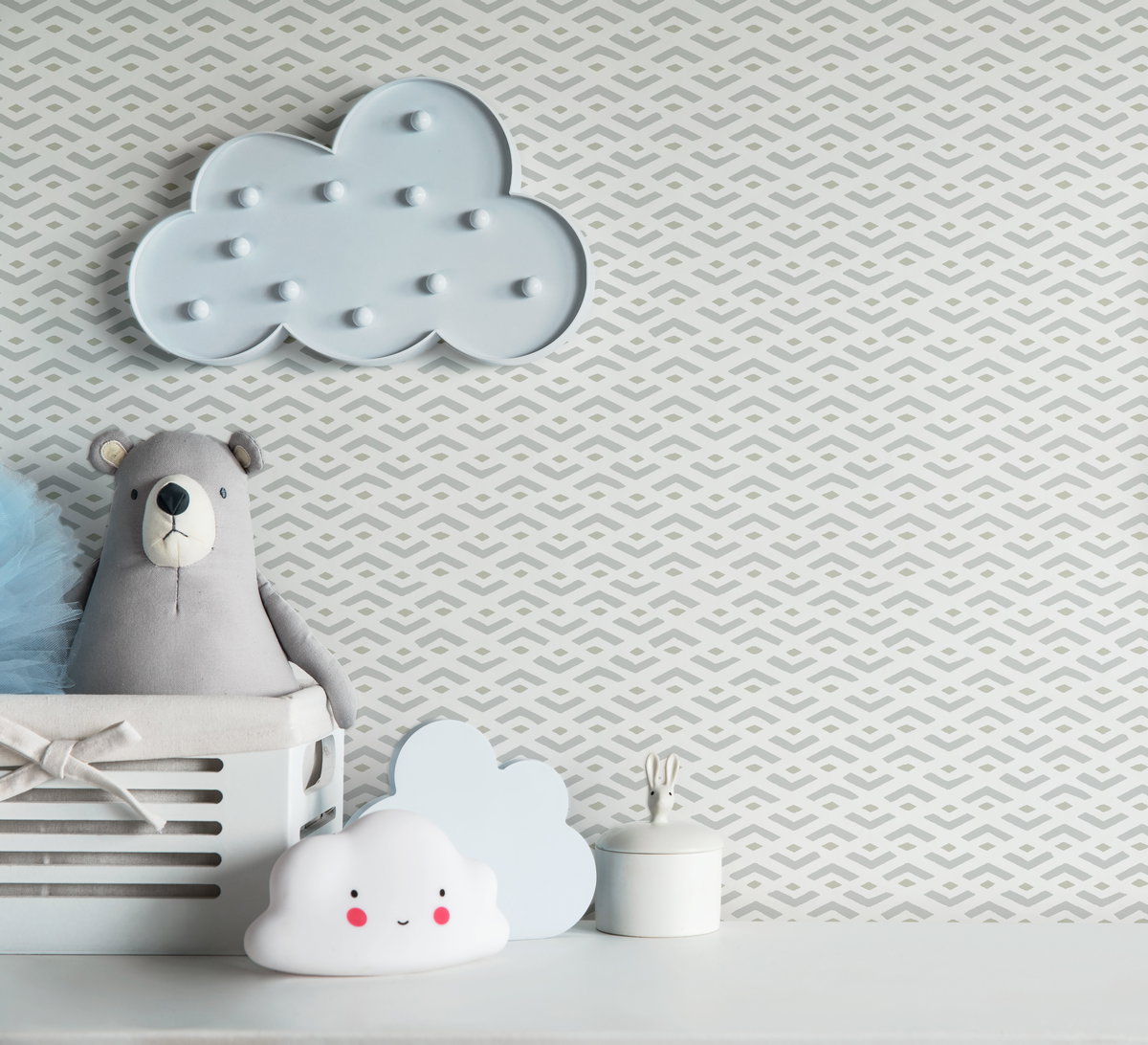 Savannah Grey Peel & Stick Wallpaper, by York Wall, 20' length x 1'8.5" width x 0.02" depth View 2