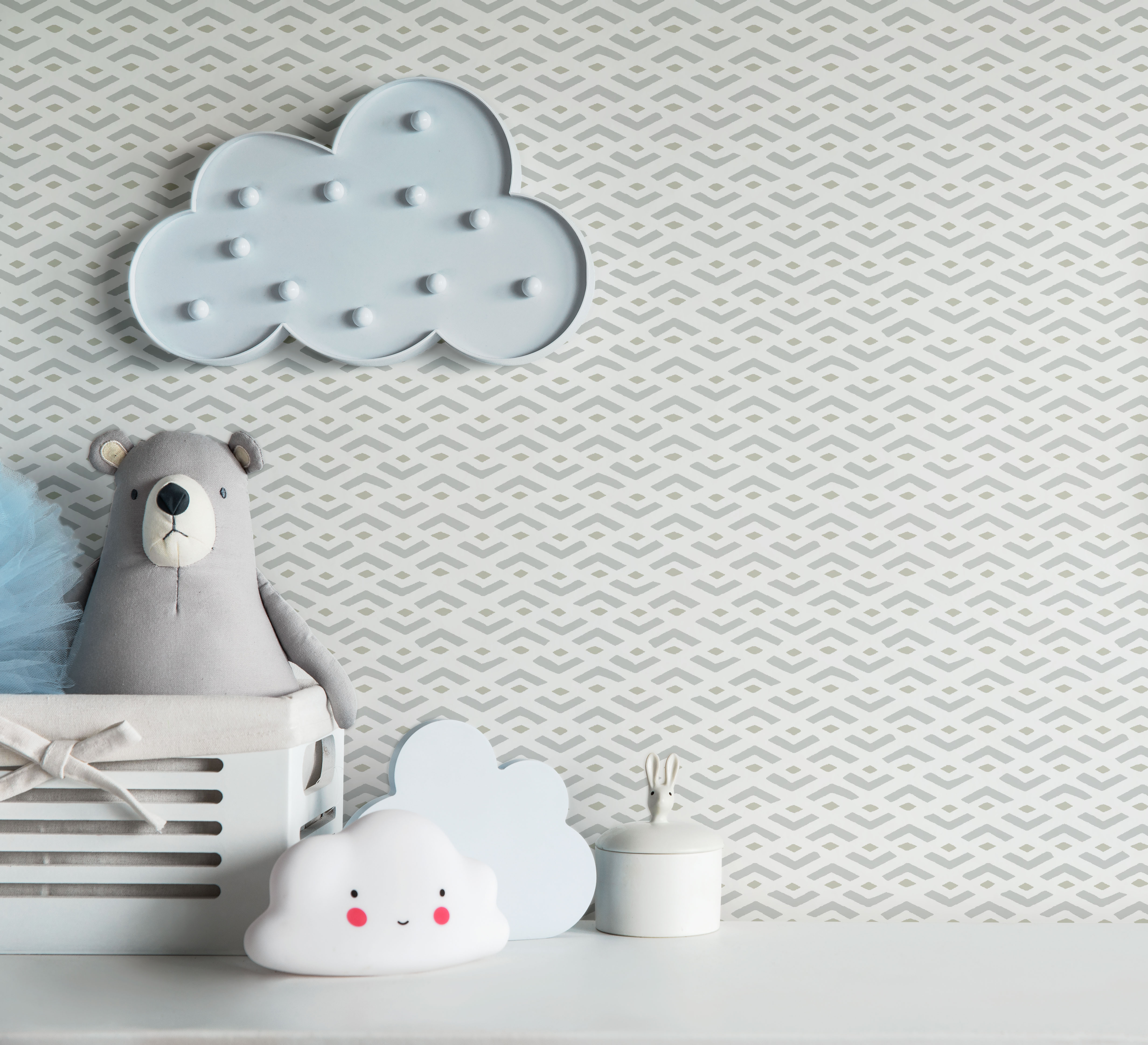 Savannah Grey Peel & Stick Wallpaper large image 