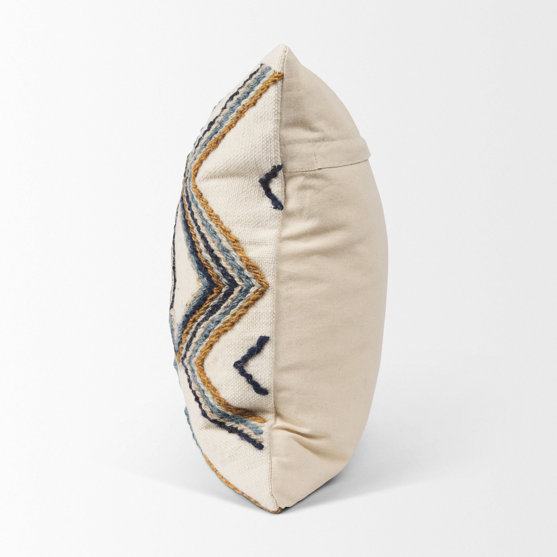 Kitt Square Pillow Cover, Decorative Pillow by Mercana, 20" length x 1" width x 20" height View 3