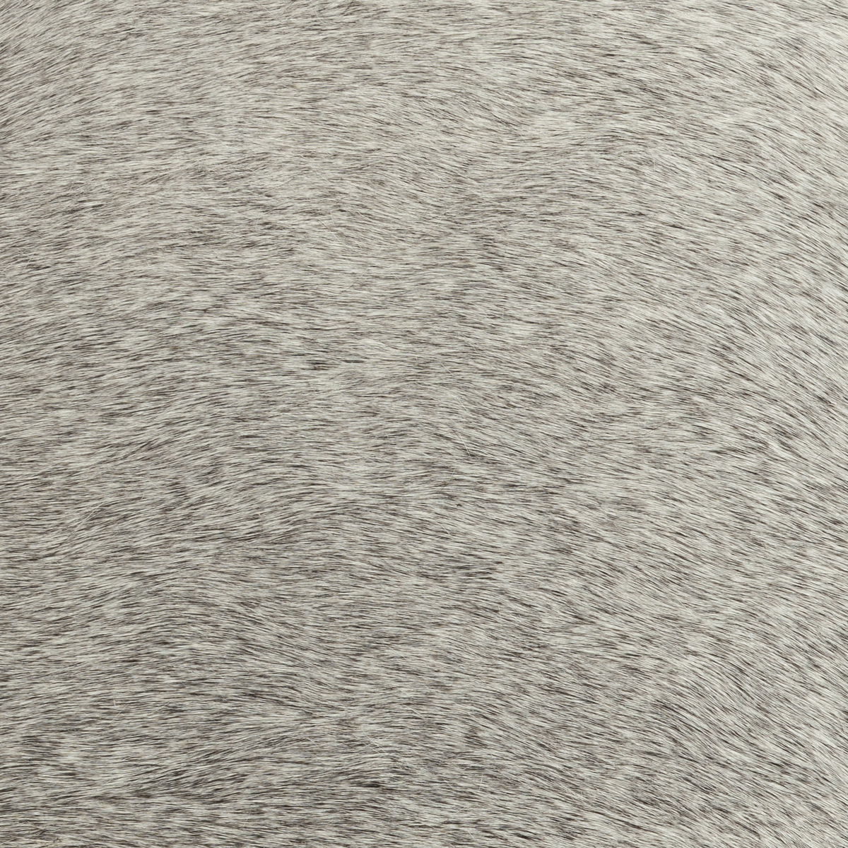 Zahavi 36' Gray Hair-On-hide with Metal Base Ottoman, by Mercana, 36" length x 36" width x 16" height View 5