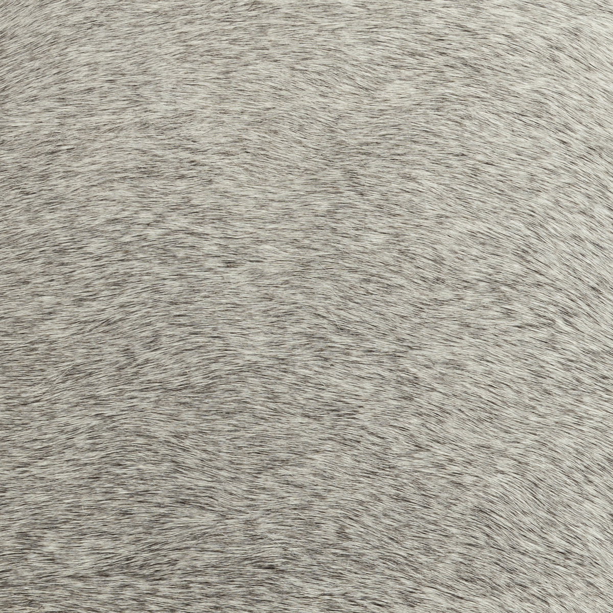 Zahavi 36' Gray Hair-On-hide with Metal Base Ottoman, by Mercana, 36" length x 36" width x 16" height View 5