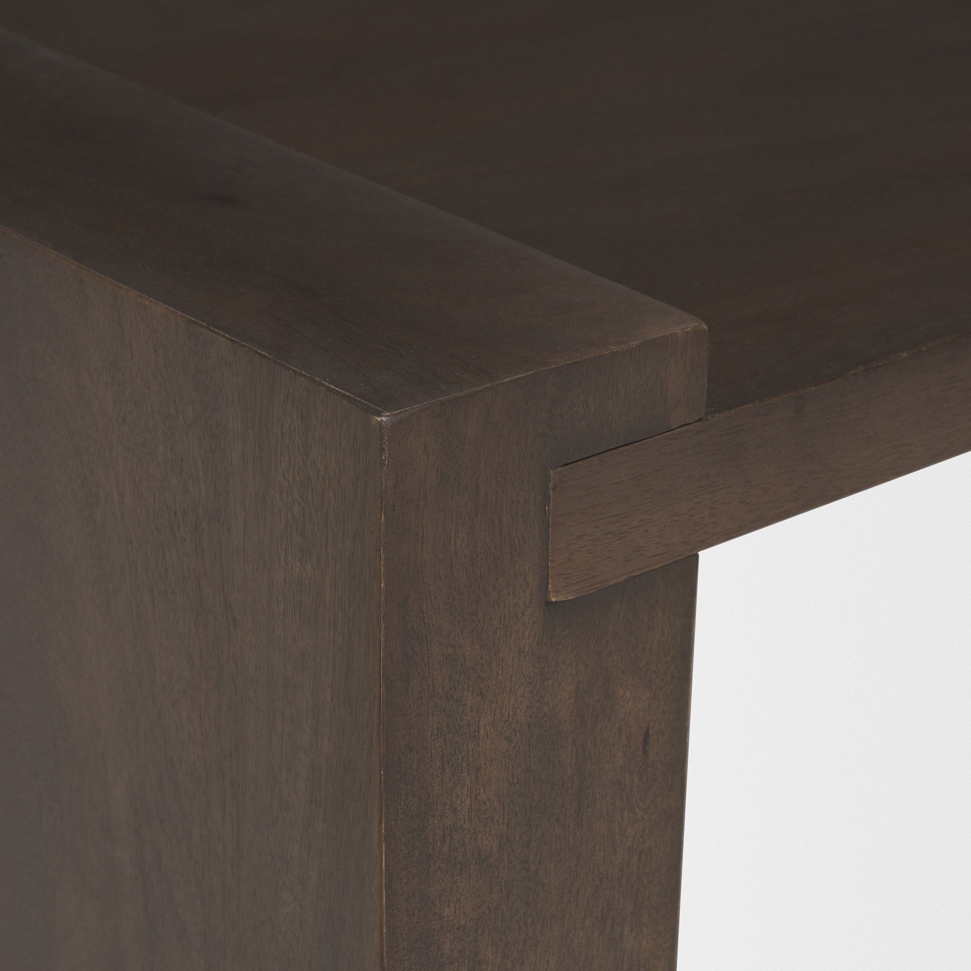 Wesson Dark Brown Wooden Rectangular Coffee Table large image 