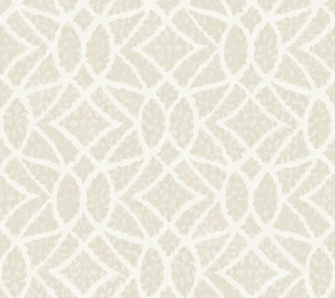 Boxwood Garden Beige Wallpaper