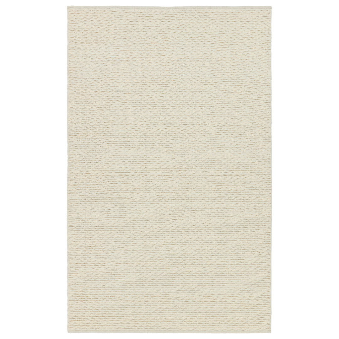 Windcroft Handmade Solid Cream Rug large image 
