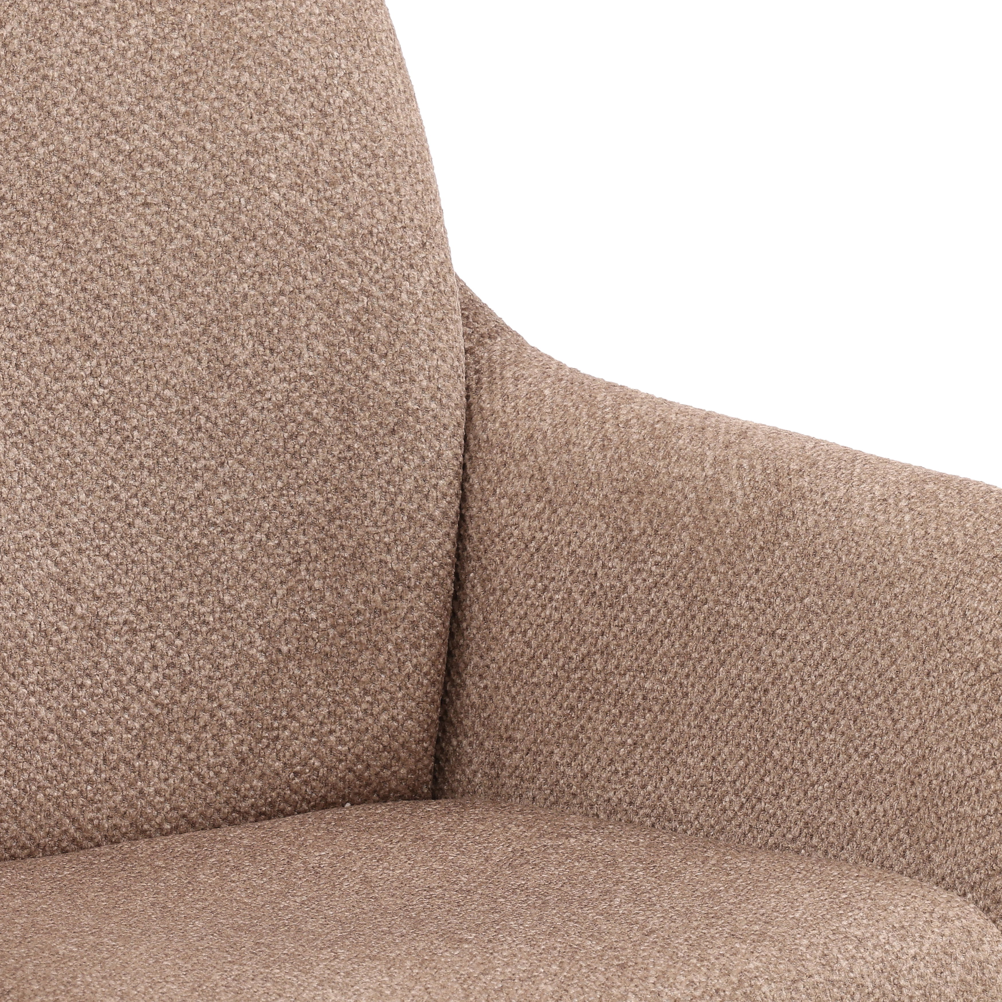 Ravena Dining Chair Set of 2 Sand, by Dovetail, 23.32" width x 34.25" height x 25" depth View 6