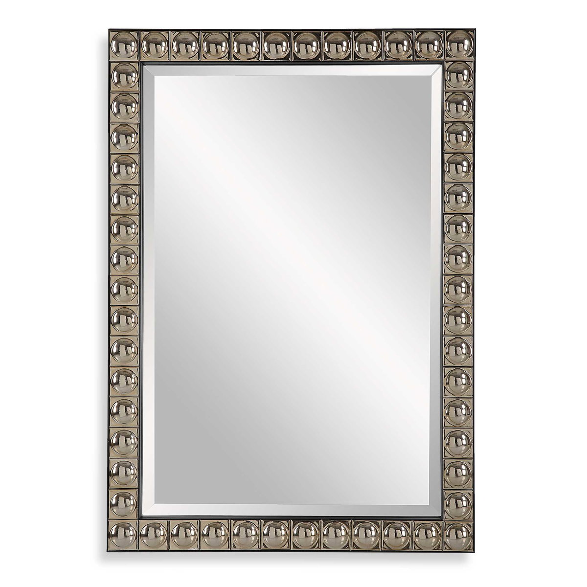 Silvio Tiled Vanity Mirror, by Uttermost, 1'11.12" width x 2'8.75" height x 1.62" depth View 1