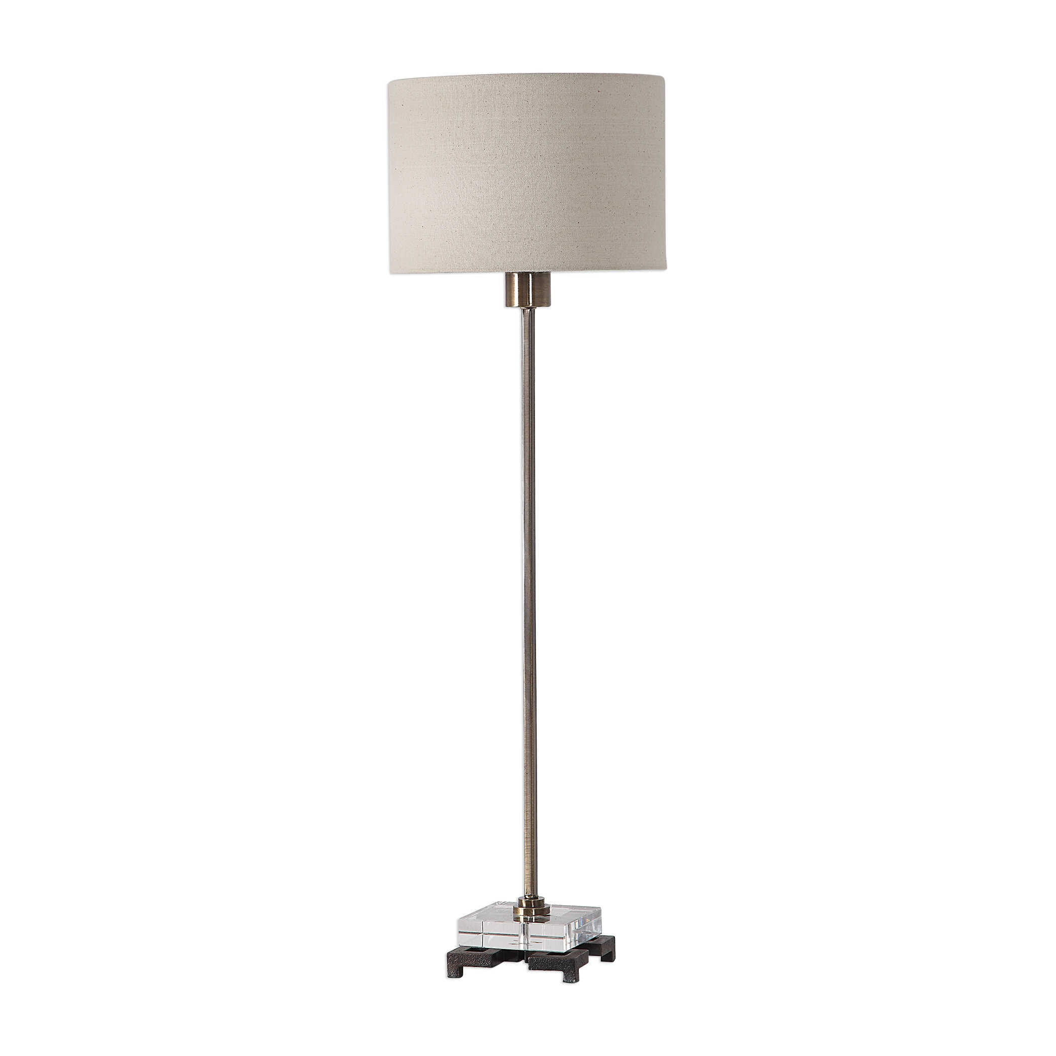 Danyon Brass Table Lamp, by Uttermost, 10" width x 33" height x 10" depth View 4