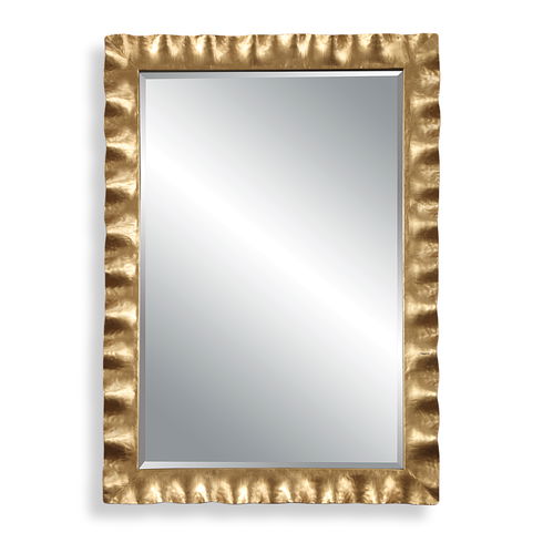 Haya Scalloped Gold Mirror