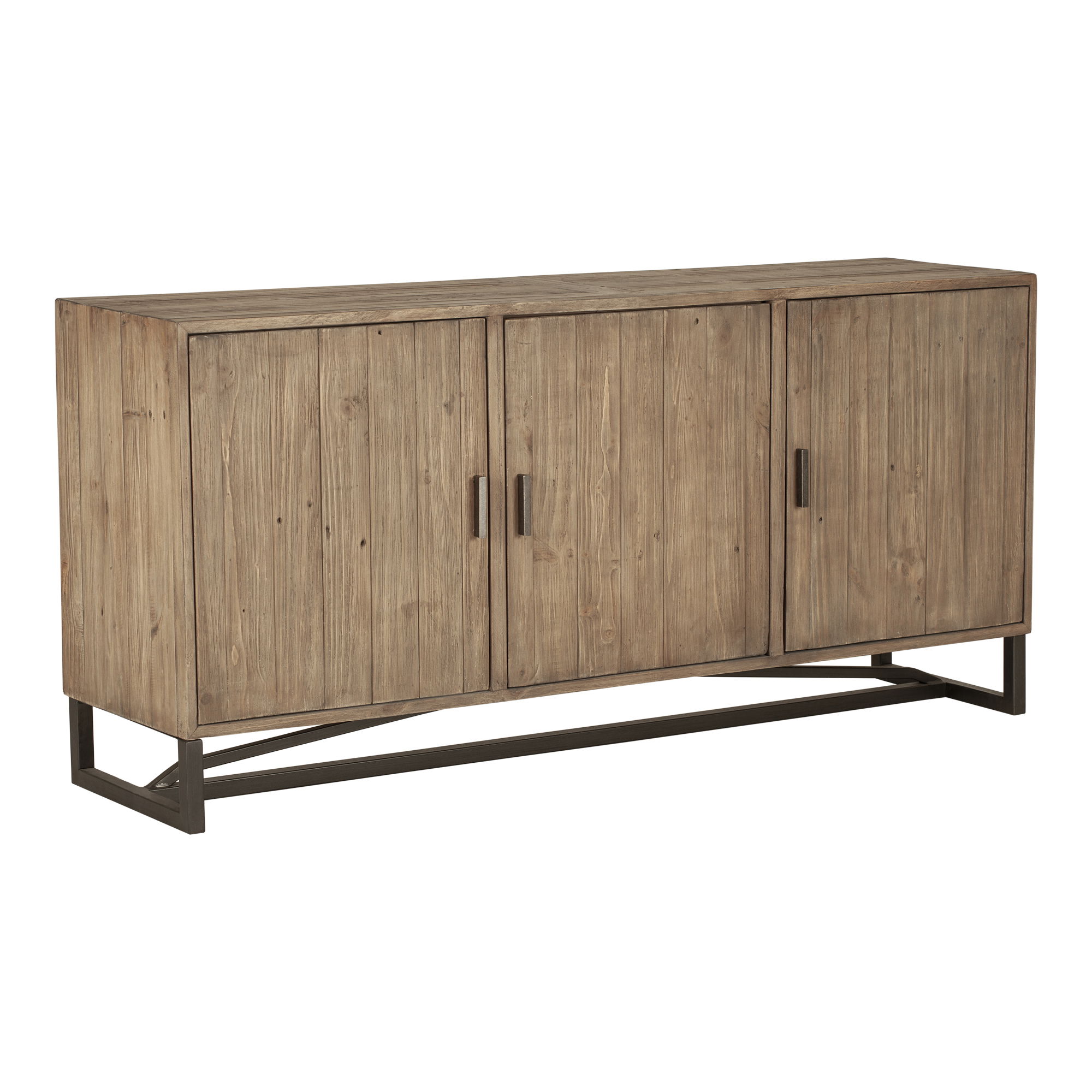 Sierra Sideboard Natural, Cabinets & Sideboard by Moe's Home, 68" width x 31.75" height x 16.5" depth View 2