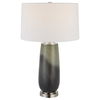 Campa Gray-Blue Table Lamp, by Uttermost, 17" width x 28" height x 17" depth thumbnail 1