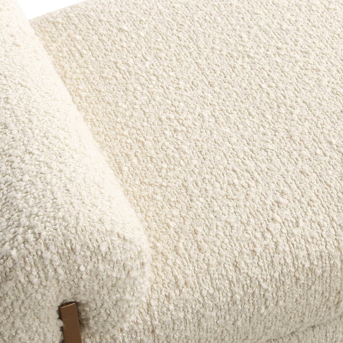 Bolster Pearl White Bench, Benche by Uttermost, 60.5" width x 23" height x 16" depth View 7