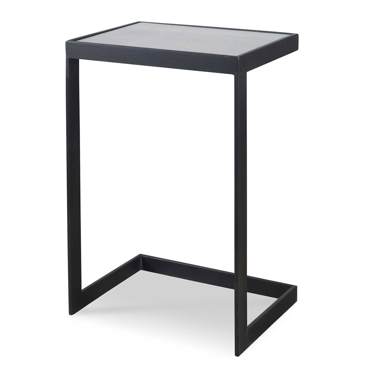 Windell Cantilever Accent Table, Side & End Table by Uttermost, 16.5" width x 25.5" height x 12.25" depth View 5