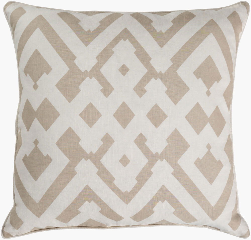 Large Zig Zag Accent Pillow, Decorative Pillow by Surya, 18" length x 18" width