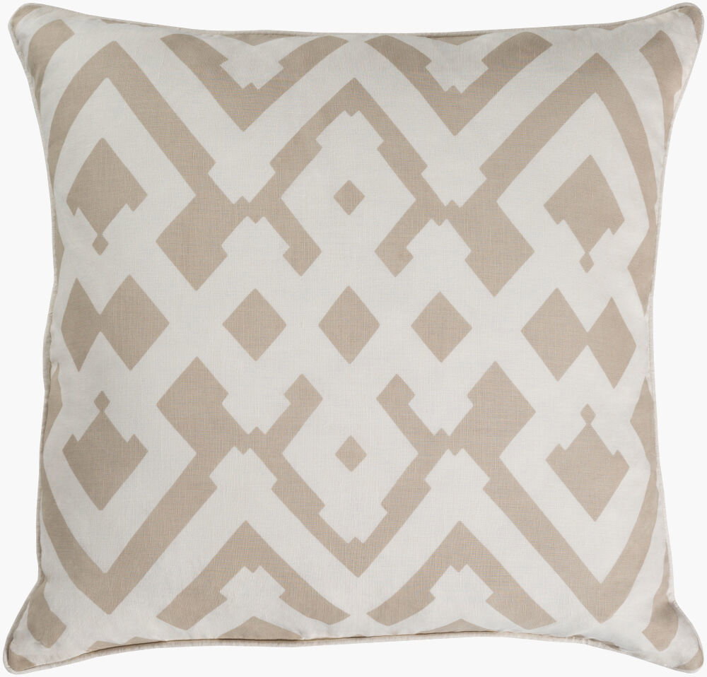 Large Zig Zag Accent Pillow, Decorative Pillow by Surya, 20" length x 20" width