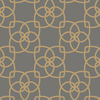 Serendipity Grey & Gold Metallic Wallpaper, by York Wall, 33' length x 1'9" width x 0.02" depth thumbnail 1