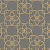 Serendipity Grey & Gold Metallic Wallpaper, by York Wall, 33' length x 1'9" width x 0.02" depth thumbnail
