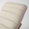 Pierre Beige Fabric Upholstered Armless Chaise Lounge Chair, Chaise Lounges & Daybed by Mercana, 24.41" length x 54.33" width x 33.46" height thumbnail 10