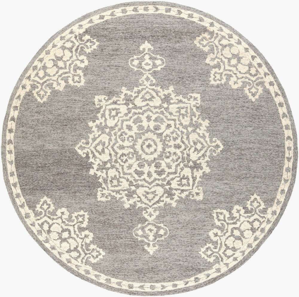 Granada Handmade Rug, by Surya, 8' length x 8' width