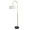 Huxford Brass Arch Floor Lamp, by Uttermost, 2'3" width x 5'8.5" height x 1'5" depth thumbnail 5