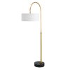 Huxford Brass Arch Floor Lamp, by Uttermost, 27" width x 68.5" height x 17" depth thumbnail 5