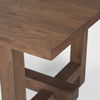 Suke 84' Medium Brown Rectangular Oak Dining Table thumbnail 7
