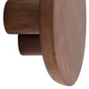Bruce Coffee Table Brown, by Dovetail, 40" width x 16" height x 40" depth thumbnail 2