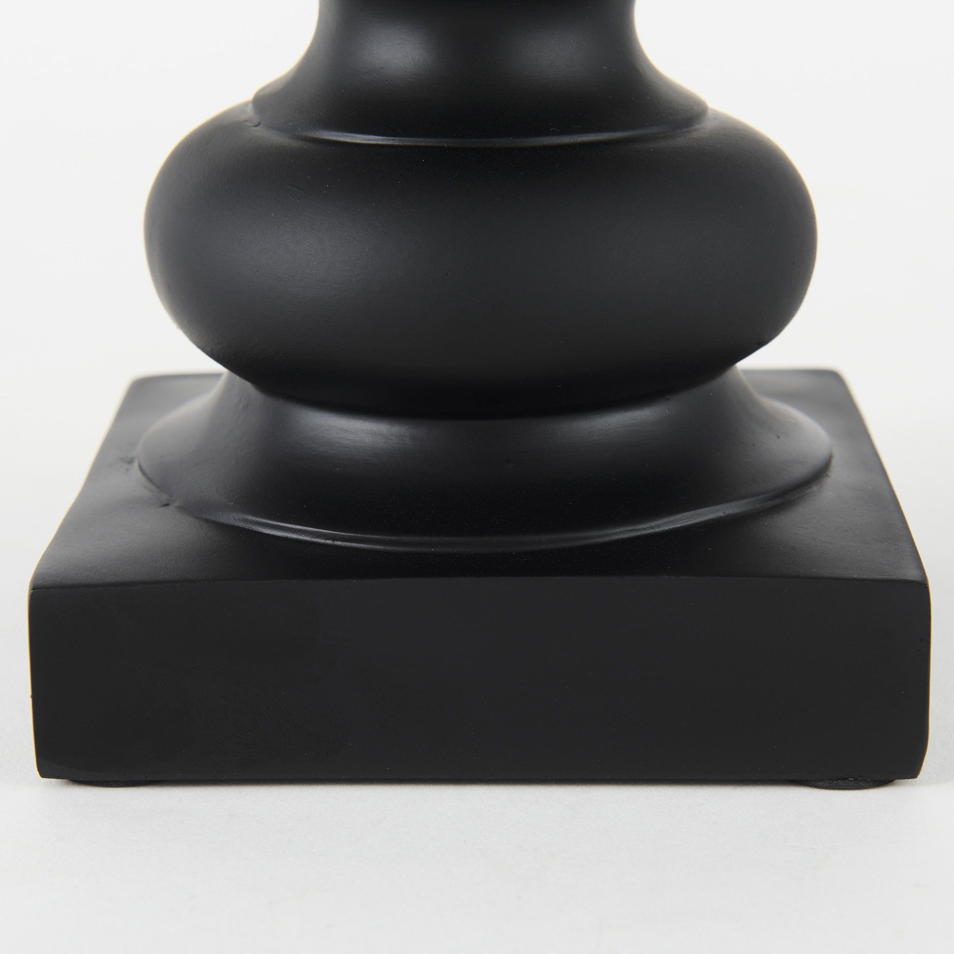 Murray  Black Painted Resin Fox in a Suit Bust large image 