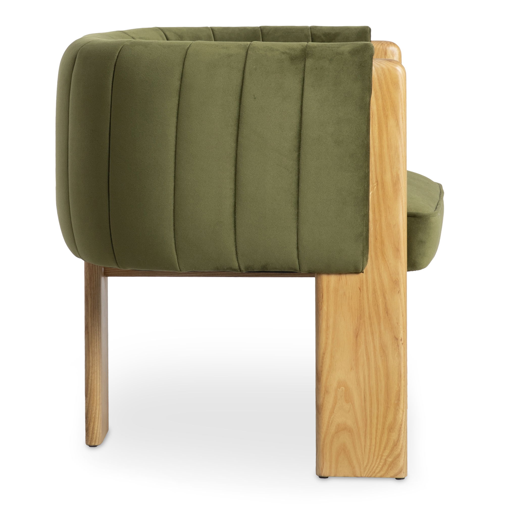 Sofi Accent Chair Truly Olive, by Moe's Home, 29" width x 28.25" height x 26.25" depth View 3