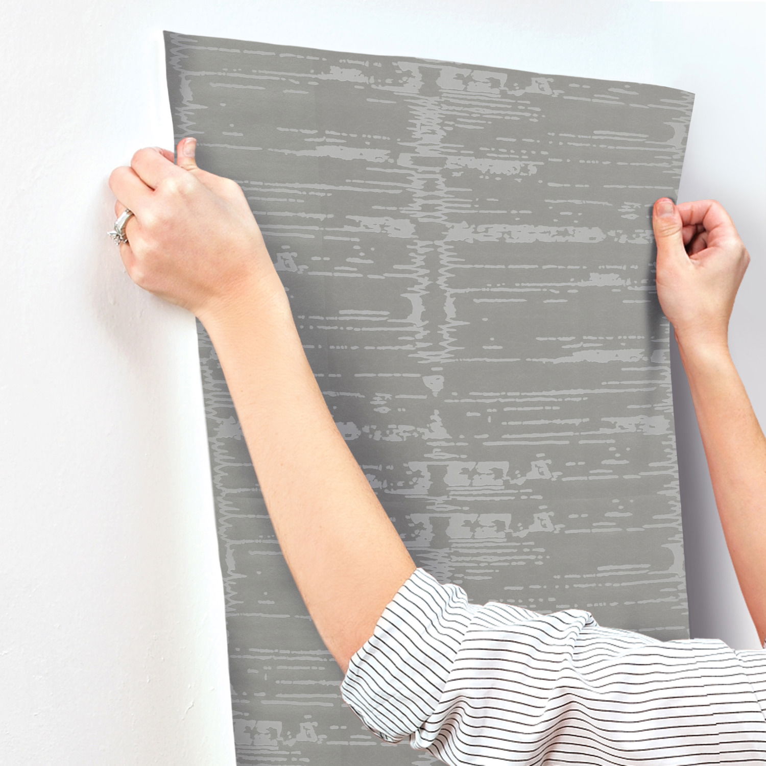 Velveteen Grey & Neutral Wallpaper large image 