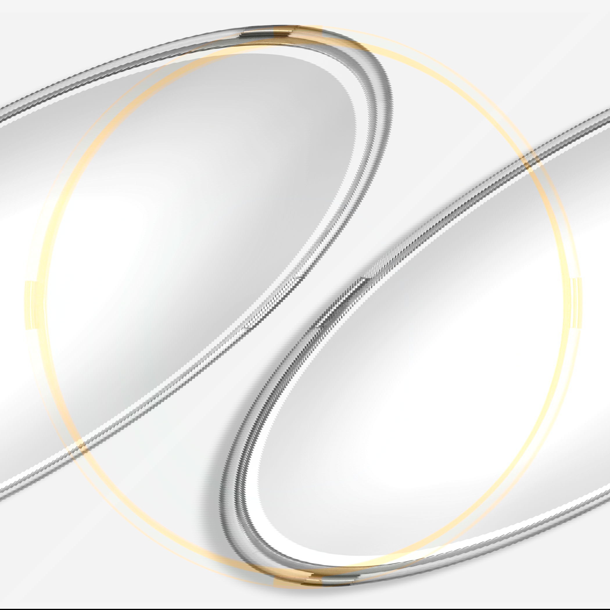 Mackai Round Gold Mirror, by Uttermost, 37.5" width x 37.5" height x 1.37" depth View 1