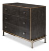 Grey Shagreen Dresser, by Sarreid, 1'8" length x 3'6" width x 2'10" height thumbnail 8