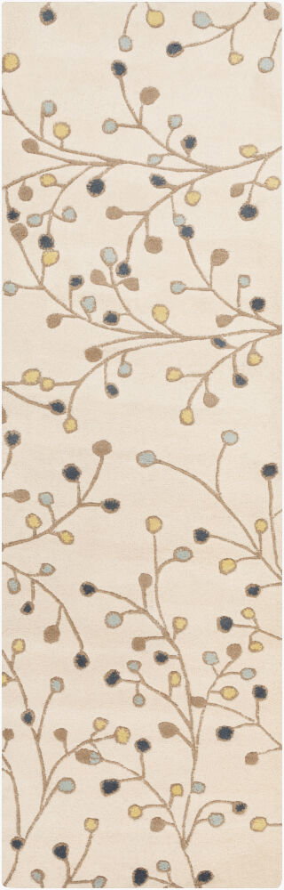 Athena Handmade Rug, by Surya, 8' length x 2'6" width